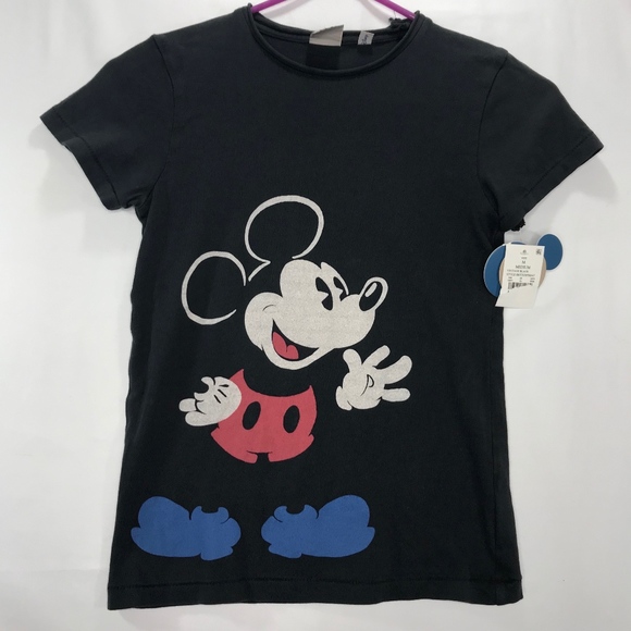 Junk Food Clothing Other - Mickey Mouse Short Sleeve Black T-Shirt Junk Food